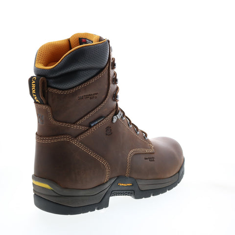 Carolina Bruno Hi 8" Composite Toe Insulated WP Mens Brown Extra Wide Boots