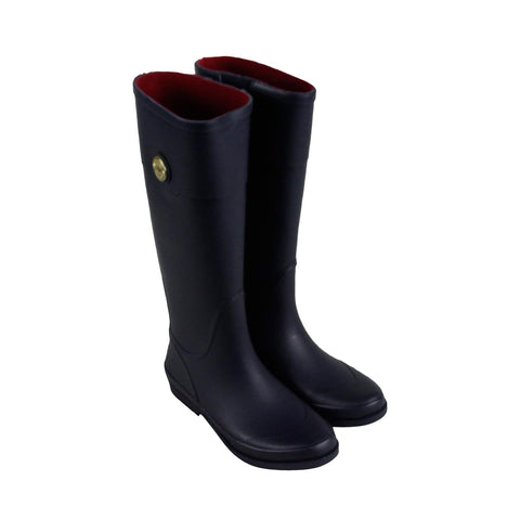 Tommy Hilfiger Calipso Womens Blue Strap Casual Dress Boots Shoes