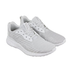 Adidas Alphabounce Rc CG5125 Mens White Mesh Lace Up Athletic Gym Running Shoes
