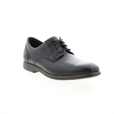 Rockport Slayter Plain Toe CH1235 Mens Black Wide Oxfords Plain Toe Shoes