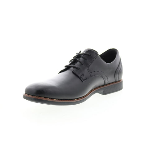 Rockport Slayter Plain Toe CH1235 Mens Black Wide Oxfords Plain Toe Shoes