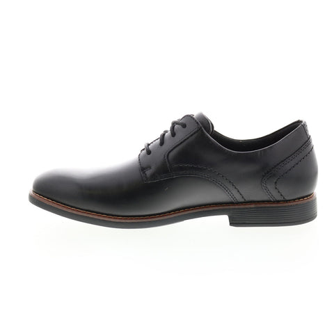 Rockport Slayter Plain Toe CH1235 Mens Black Wide Oxfords Plain Toe Shoes