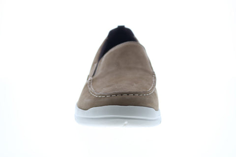 Rockport City Edge Slip On CH2008 Mens Gray Nubuck Loafers Casual Shoes