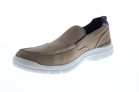 Rockport City Edge Slip On CH2008 Mens Gray Nubuck Loafers Casual Shoes