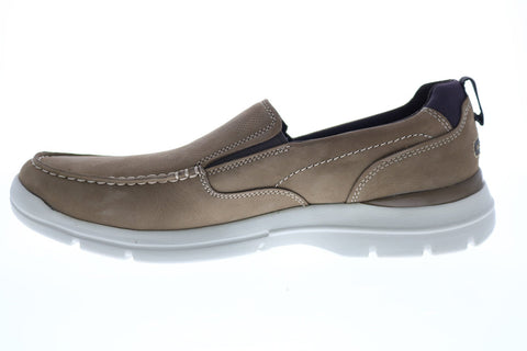 Rockport City Edge Slip On CH2008 Mens Gray Nubuck Loafers Casual Shoes