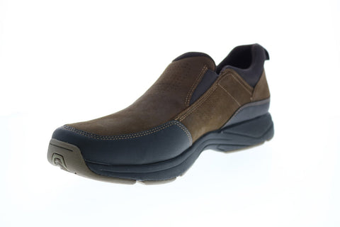 Rockport XCS Weller Slip On CH2963 Mens Brown Leather Lifestyle Sneakers Shoes