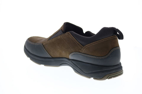 Rockport XCS Weller Slip On CH2963 Mens Brown Leather Lifestyle Sneakers Shoes
