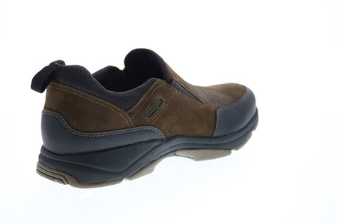 Rockport XCS Weller Slip On CH2963 Mens Brown Leather Lifestyle Sneakers Shoes