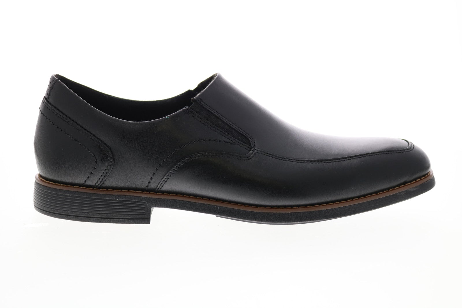 Rockport Slayter Slip On CH4020 Mens Black Leather Loafers Casual Shoe Rockport Slayter Slip On CH4020 Mens Black Leather Loafers Casual Shoe