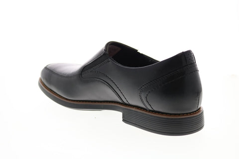 Rockport Slayter Slip On CH4020 Mens Black Leather Loafers Casual Shoes