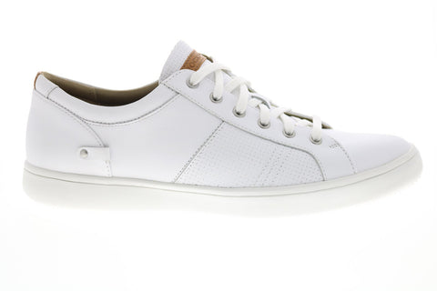Rockport Colle Tie CH4835 Mens White Leather Lifestyle Sneakers Shoes