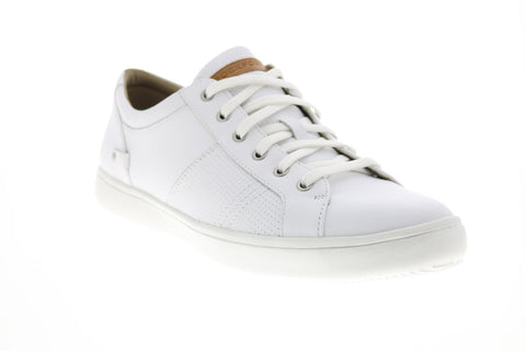 Rockport Colle Tie CH4835 Mens White Leather Lifestyle Sneakers Shoes