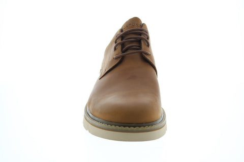 Rockport Charlee Plain Toe CH9199 Mens Brown Leather Oxfords Plain Toe Shoes