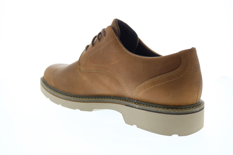 Rockport Charlee Plain Toe CH9199 Mens Brown Leather Oxfords Plain Toe Shoes