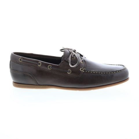 Rockport Malcom Camp Moc CH9884 Mens Brown Wide Loafers Moccasin Shoes