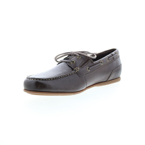 Rockport Malcom Camp Moc CH9884 Mens Brown Wide Loafers Moccasin Shoes