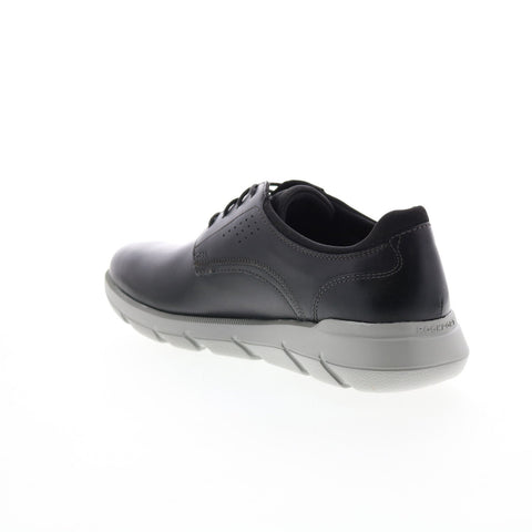 Rockport Grady Plain Toe CI3365 Mens Black Oxfords & Lace Ups Plain Toe Shoes