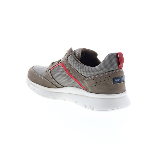 Rockport Primetime Casual Mudguard Mens Gray Wide Lifestyle Sneakers Shoes