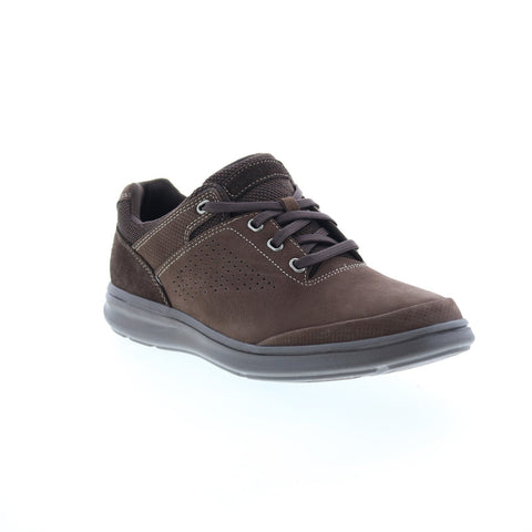 Rockport Beckwith Ubal CI3569 Mens Brown Wide Suede Lifestyle Sneakers Shoes