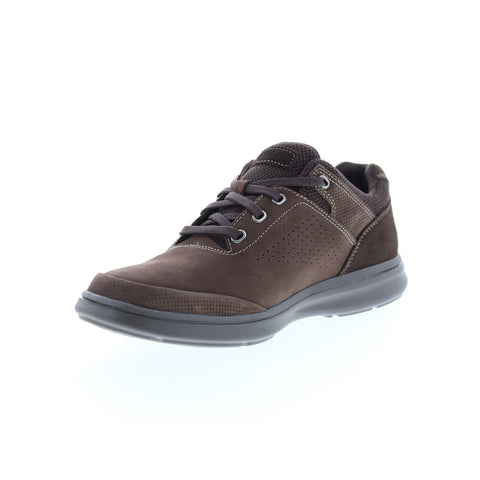 Rockport Beckwith Ubal CI3569 Mens Brown Wide Suede Lifestyle Sneakers Shoes