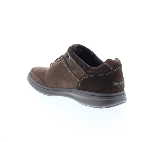 Rockport Beckwith Ubal CI3569 Mens Brown Wide Suede Lifestyle Sneakers Shoes