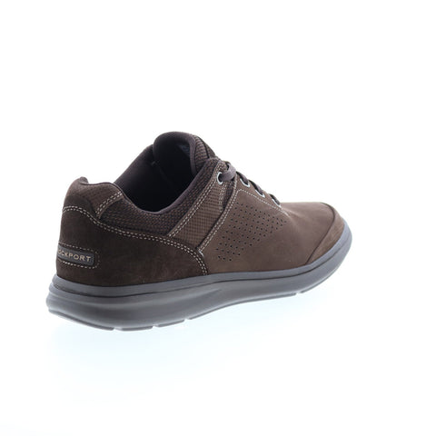 Rockport Beckwith Ubal CI3569 Mens Brown Wide Suede Lifestyle Sneakers Shoes