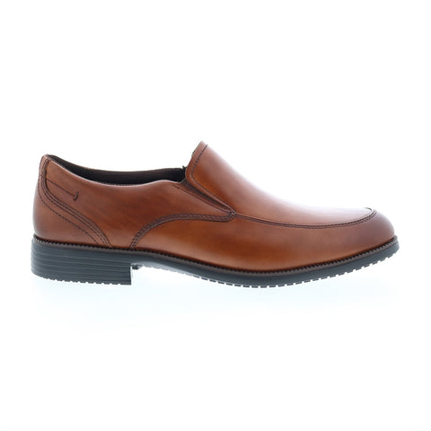 Rockport Total Motion DresSport Slip On Mens Brown Wide Loafers Casual Shoes