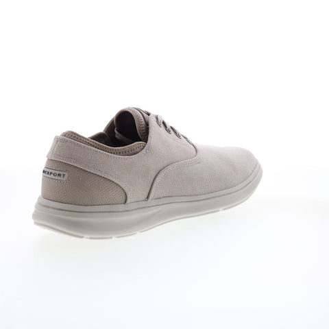 Rockport Zaden CVO CI4429 Mens Gray Wide Canvas Lifestyle Sneakers Shoes