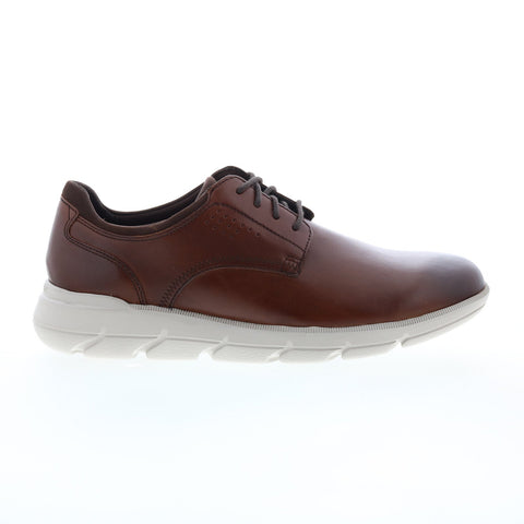 Rockport Grady Plain Toe CI4482 Mens Brown Oxfords & Lace Ups Plain Toe Shoes