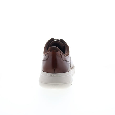 Rockport Grady Plain Toe CI4482 Mens Brown Oxfords & Lace Ups Plain Toe Shoes