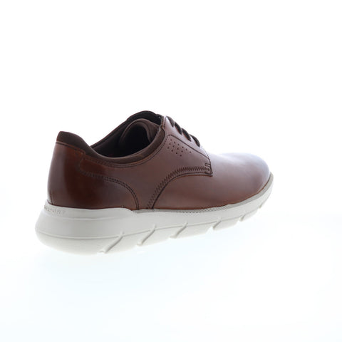 Rockport Grady Plain Toe CI4482 Mens Brown Oxfords & Lace Ups Plain Toe Shoes