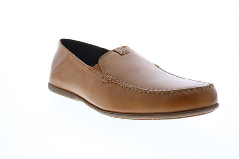 Rockport Malcom Step Back CI5180 Mens Brown Leather Loafers Casual Shoes