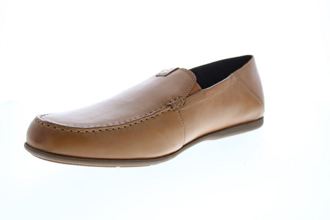 Rockport Malcom Step Back CI5180 Mens Brown Leather Loafers Casual Shoes