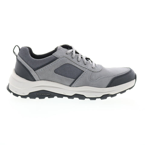 Rockport Birchfield Ubal CI5248 Mens Gray Suede Lifestyle Sneakers Shoes