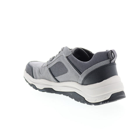 Rockport Birchfield Ubal CI5248 Mens Gray Suede Lifestyle Sneakers Shoes