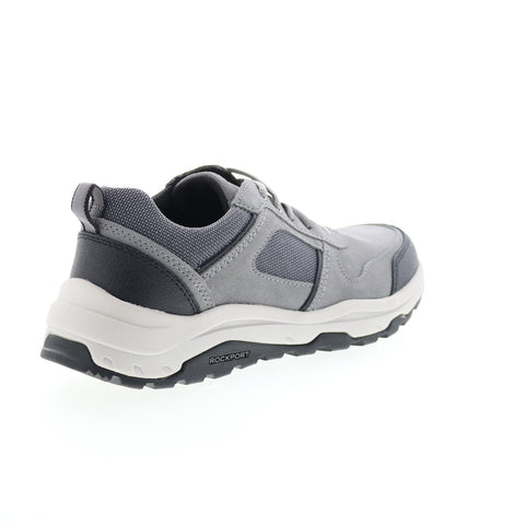 Rockport Birchfield Ubal CI5248 Mens Gray Suede Lifestyle Sneakers Shoes