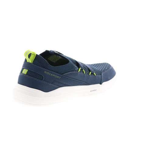 Rockport TruFlex M Evolution Mudguard Pull Up Mens Blue Sneakers Shoes