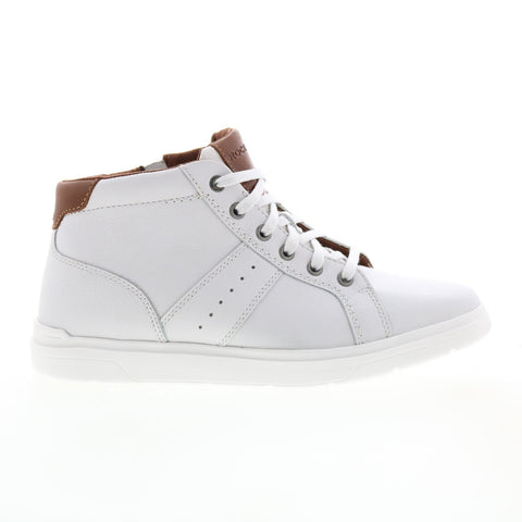 Rockport Total Motion Lite Zip Chukka CI6310 Mens White Wide Chukkas Boots