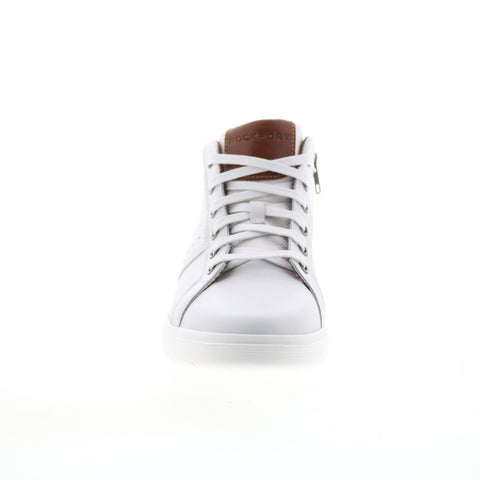 Rockport Total Motion Lite Zip Chukka CI6310 Mens White Wide Chukkas Boots