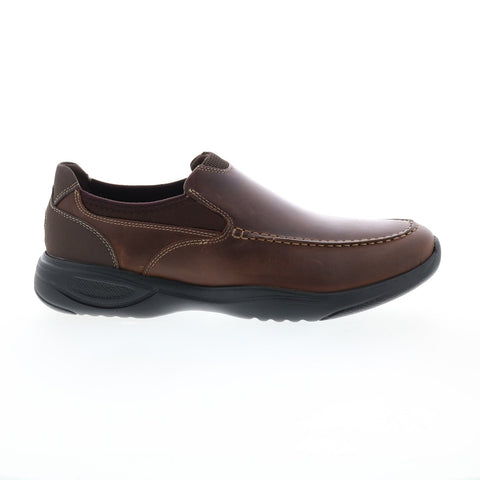 Rockport Metro Path Slip On CI6363 Mens Brown Loafers Casual Shoes