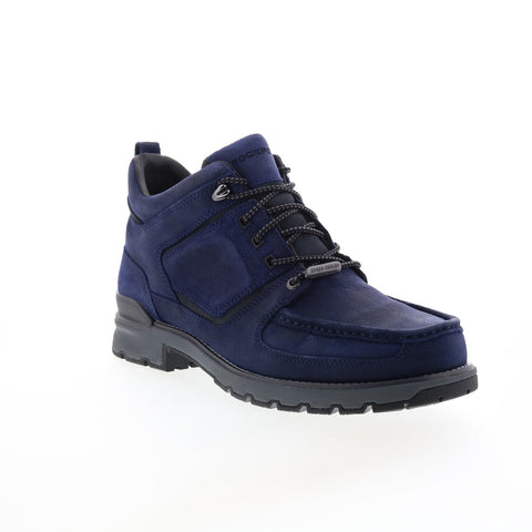 Rockport Total Motion Trek Umbwe CI6416 Mens Blue Suede Hiking Boots