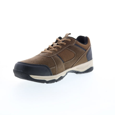Rockport Dickinson Lace Up CI7172 Mens Brown Suede Lifestyle Sneakers Shoes