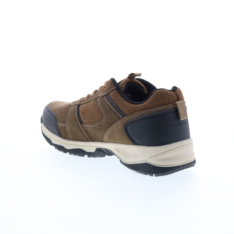 Rockport Dickinson Lace Up CI7172 Mens Brown Suede Lifestyle Sneakers Shoes