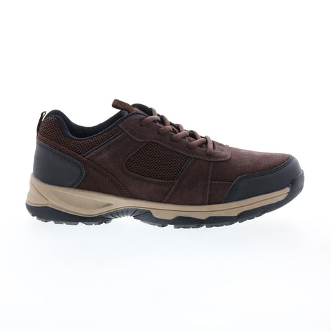 Rockport Dickinson Lace Up CI7173 Mens Brown Suede Lifestyle Sneakers Shoes