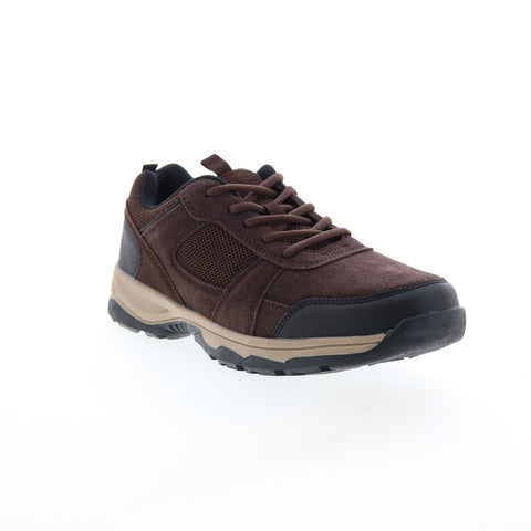 Rockport Dickinson Lace Up CI7173 Mens Brown Suede Lifestyle Sneakers Shoes