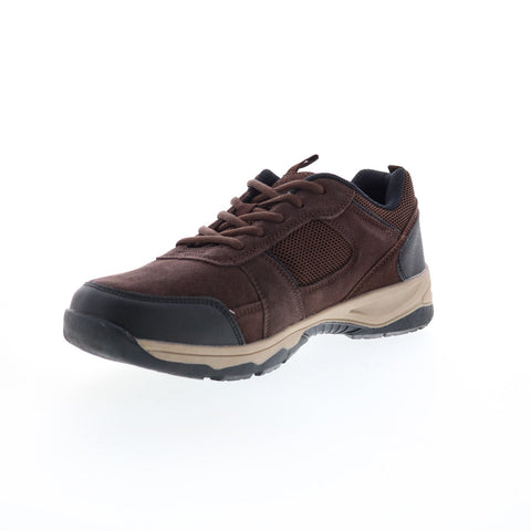 Rockport Dickinson Lace Up CI7173 Mens Brown Suede Lifestyle Sneakers Shoes