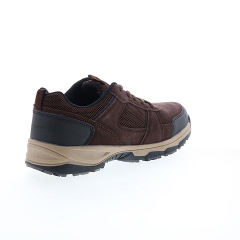 Rockport Dickinson Lace Up CI7173 Mens Brown Suede Lifestyle Sneakers Shoes