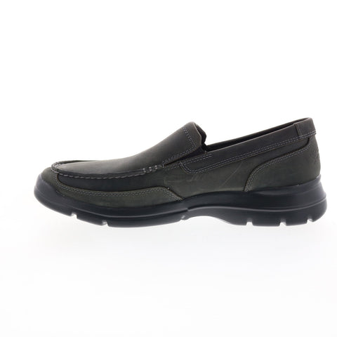 Rockport Junction Point Slip On CI7280 Mens Gray Wide Loafers Casual Shoes