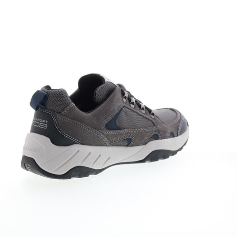 Rockport XCS Riggs Blucher Water Resistant Mens Gray Wide Sneakers Shoes