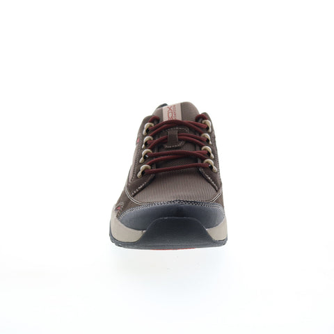 Rockport XCS Riggs Blucher Water Resistant Mens Brown Wide Sneakers Shoes